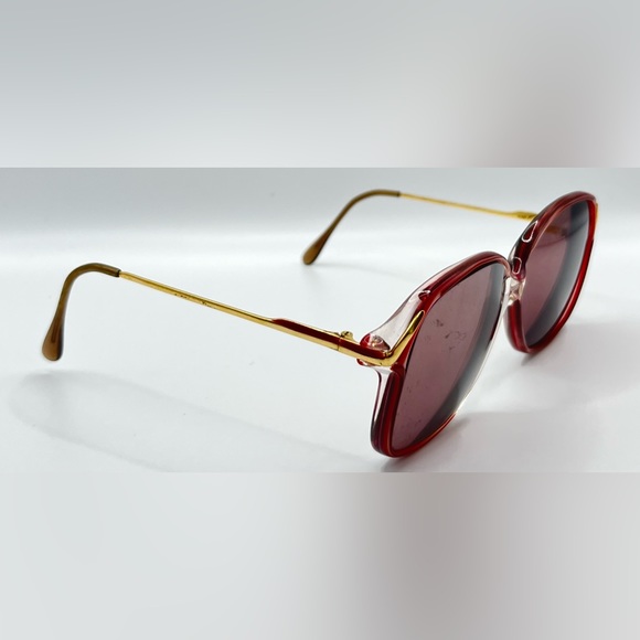 Vintage Clearvision Pink Translucent Oval Butterfly Sunglasses Frames Only - Picture 1 of 8